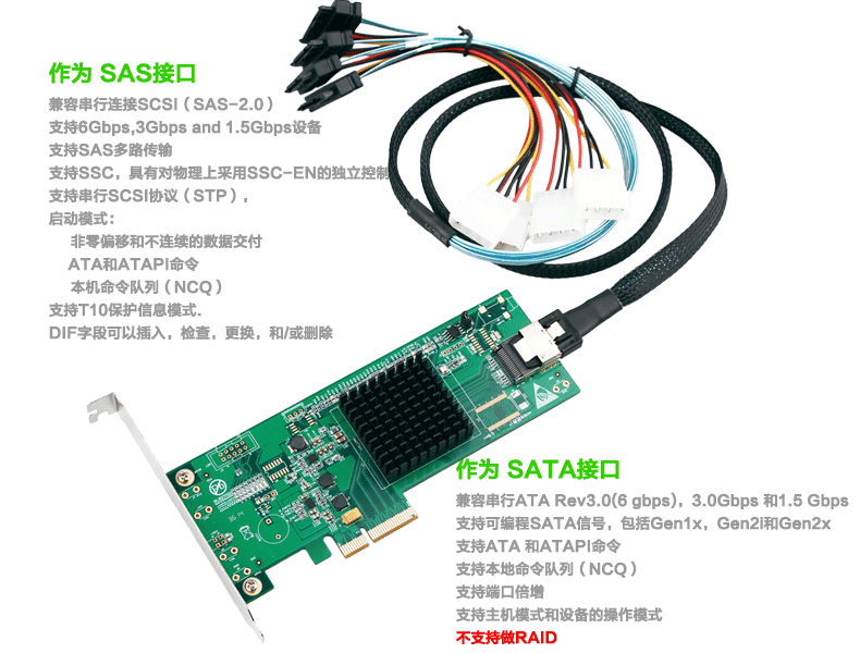 乐扩PCIe转SAS/SATA3.0扩展卡推荐